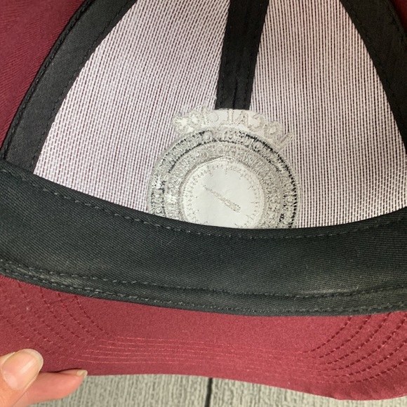 Vintage Local 103 Snapback Hat Mens Adjustable Maroon Baseball Cap Graffiti - Picture 11 of 13
